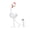 White, variant on Cartoon Chicken Nightlight 3 Modes Setting Dimmer USB Rechargeable Lamps Plastic Texture Suitable for Infant Rooms