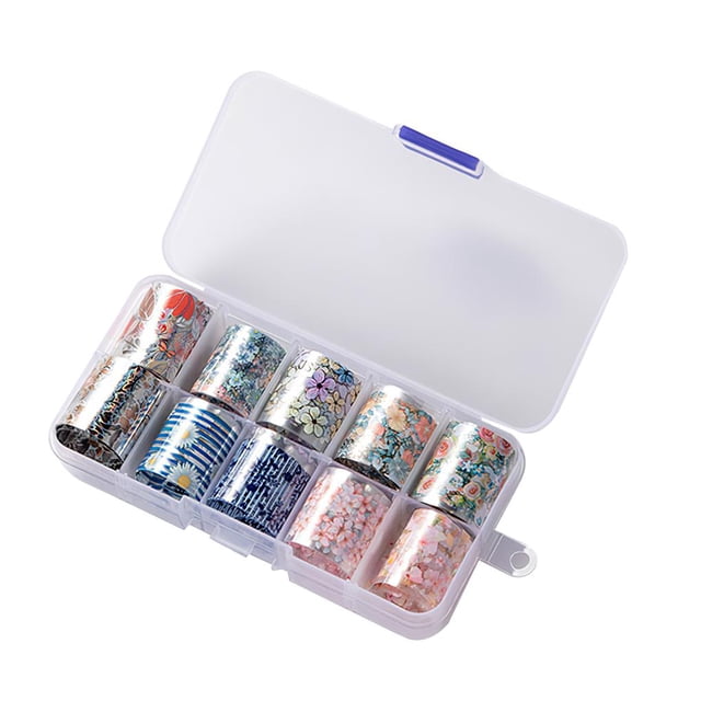 Juego De Pegatinas Para Uñas De 10 Uds., Diseño Delicado, Pegatina Para Decoración De Uñas Autoadhesiva, Decoración Para Manicura Diy Para Mujeres Y Niñas Inevent CE003202-01