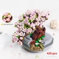 thumbnail image 3 of Ramo de flores para adultos, maceta, plantas suculentas, bonsái, árbol, bloques de construcción, jardín, modelo creativo, bloques, MOC, Juguetes Diy, regalos, 2023, 3 of 4