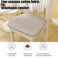 thumbnail image 4 of Flax Linen Horseshoe Chair Cushion Seat Pad With Straps Non Slip Dining Chair Cushion, Ergonomic Comfort Durable Support Design, for Dining Chair Office Chair Kitchen Home Use, 4 of 6
