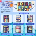 thumbnail image 2 of Montessori Busy Board Urban Toys Aprendizaje sensorial de 3 a 4 años, 2 of 7