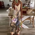 thumbnail image 3 of Easter Bunnies Rabbits Sleeveless Dress Women's Luxury Party Dress Birthday Dresses for Women, 3 of 7