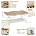 "COZAYH Rustic Farmhouse Cottagecore 40""L x 22""W x 19""H Coffee Table