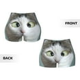 thumbnail image 5 of Lsque Funny Cat Pattern High Waisted Biker Shorts for Women-Tummy Control Fitness Athletic Workout Running Yoga Gym Shorts,Moisture-Wicking-Large, 5 of 9
