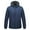 6Navy, variant on Jacket For Mens Male Stand Up Collar Leather Jacket Lightweight Leather Motorcycle Jacket