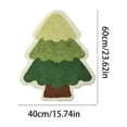 thumbnail image 3 of Meitianfacai Christmas Tree Bathroom Rugs Cute Bath Mat Absorbent Bath Mats for Tub Christmas Tree Green Bath Mat Christmas Bathroom Decoration Washable Non Slip Doormat, 3 of 6
