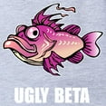 thumbnail image 2 of CafePress - FIN Ugly Beta Fish - Cute Infant Baby Football Bodysuit, 2 of 3
