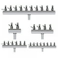 thumbnail image 1 of Aquarium Air Flow Control Lever Valve Chromium Copper Distributor Fish Tank Splitter, 1 of 9