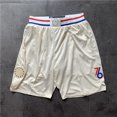 thumbnail image 1 of Basketball Pants Sun Lakers 76ers Heat Raptors Magic Pocket Dense Embroidered Shorts Retro Basketball Pants, 1 of 4