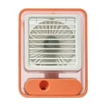 thumbnail image 2 of Desktop Mist Humidifier Fan USB Rechargeable Silent Compact Personal Air Circulator Adjustable Tilt Cooling Fan for Office Dorm Bedroom, 2 of 8