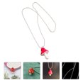thumbnail image 3 of 1Pc en Forme de Champignon Pendentif Décoratif Collier Collier Chaîne Clavicule Accessoire de Cou, 3 of 8