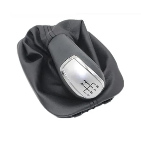 For Skoda for Fabia Mk1 2000 -08 5/6 Speed Car Gear Shift Knob With Leather Boot Silver 5 Speed Mingyqi