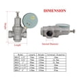thumbnail image 1 of Valve de Réduction de Pression Réglable - 1/2 3/4 1 1-1/4 1-1/2 2 Pouces - Acier Inoxydable Sans Plomb - Régulateur de Pression d'Eau, Facile à Installer, 1 of 2