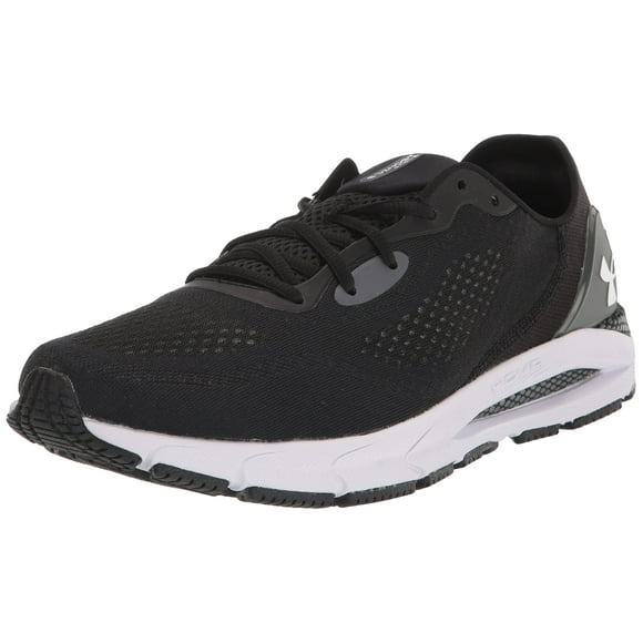 Under Armour Men's HOVR Sonic 5 Road Running Shoe, Black (001)/White, 9