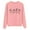 A Pink, variant on Wovix Valentines Shirts Women Love Sign Tops Hand Language Graphic Tee Long Sleeve Crewneck Pullover Slouchy Tops Daily