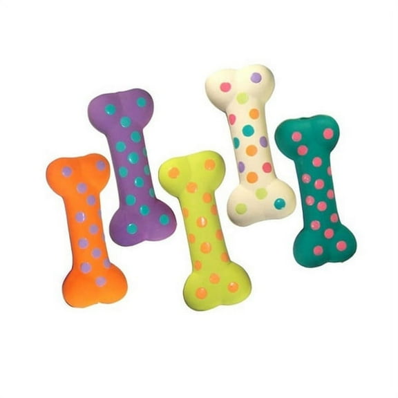 HDP 3-Piece Squeaky Latex Dog Toy Set for Gentle Chewers, Medium (3 Pack)