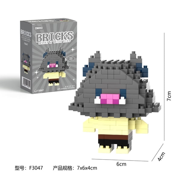 Deman Slayar Lego kimetsu no yaibe bloques de construcción Tomioka Giyuu figura Kamado Tanjirou Anime japonés bloques de construcción para niños