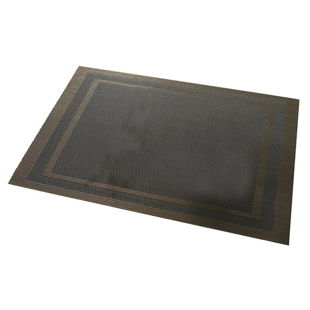 AKEGAMN Napperons de Cuisine Résistants à la Chaleur Napperons Lavables en PVC Napperons de Table Tissés en Vinyle Plastique Napperons pour Table à Manger Antidérapants Anti-Taches Napperons de Table de Cuisine