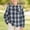 Blue, variant on Boys Plaid Flannel Shirts Comfort Casual Collared Long Sleeve Button Down Shirt Fall Winter Shacket Family Matching Outfits for 1-11Years