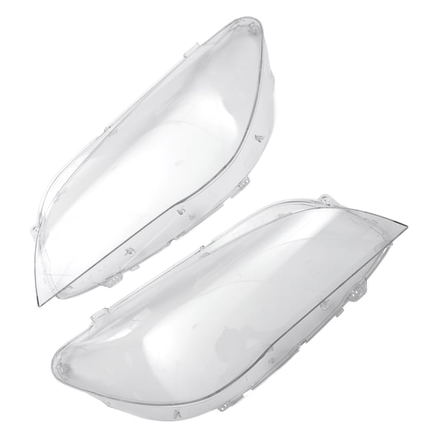 Ofertas Únicas 1 Par de Cubierta de Lente de Faro Frontal Izquierda Derecha para BMW 740i 2011-2012 No.63117228423 PC Claro