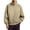 Khaki, variant on Lightweight Track Jackets for Men Casual Loose Fit Windbreaker Stylish Light Fall Spring Golf Work Dress Business Coat with Side Pocket
