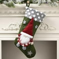 thumbnail image 2 of Christmas Stockings 18" with Cute 3D Plush Swedish Gnome Xmas Stockings for Fireplace Hanging Christmas Decorations and Party Decor, 2 of 8