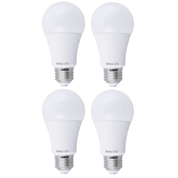 Bioluz LED A19 100 Watt LED Light Bulbs Dimmable