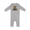 AC-Heather Grey, variant on Patriotic Teddy Bear Baby Romper Coveralls