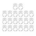 thumbnail image 1 of 3x100x Anillos De Pegamento Vasos De Pegamento Para Pestaas Para Tatuaje Volumen Maquillaje De Pestaas Blanco, 1 of 8