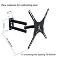 thumbnail image 7 of Bricologht TV Mount Full Motion, Pan, Swivel, Tilt, Extend TV Wall Mount for 14inch to 55 inch TVs, Black, 7 of 7