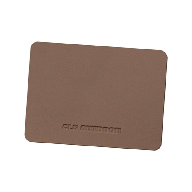 Tapete de cuero PU BLESIY para mesa Marrón 275cmx19cm