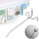 thumbnail image 4 of 50 Pcs Pegboard Hooks,wall Shelf Hooks For Display Pegboard Garage Store Tools Storage Hanger Wall Shelf Hooks, 4 of 5