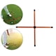 thumbnail image 3 of 4 piezas de para entrenamiento de caña de práctica, entrenador de swing completo, Putter portátil para enseñanza, palos de alineación de golf de Oro Sunnimix Palos de alineación de golf, 3 of 8