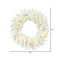 thumbnail image 3 of Vickerman A104231LED 30 in. Crystal White Wreath 45LED White, 3 of 3