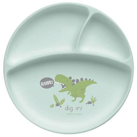 Stephen Joseph Silicone Baby Plate Dino