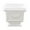 White, variant on Decorative Square White on a Pedestal Planter
