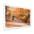 thumbnail image 2 of Designart 'Path In The Park In Sunny Autumn Day' Country Framed Art Print, 2 of 4