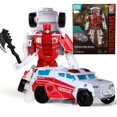thumbnail image 5 of HZX Transformation Robot Car Action Figures Defensor Truck Plane Motorcycle Aircraft 5in1 Model Kids Boy Toys, 5 of 5
