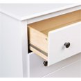 thumbnail image 4 of Wright Home Contemporary Metal 3 Drawers Nightstand in White Finish, 4 of 5