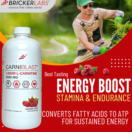 Bricker Labs - Carniblast 3000 mg Raspberry 16 oz