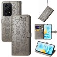 thumbnail image 1 of Funda Cartera FOXDOCK para Honor 200 Lite , Flip PU con Relieve de Gatos y Perros, Tarjetero y Soporte, 1 of 6