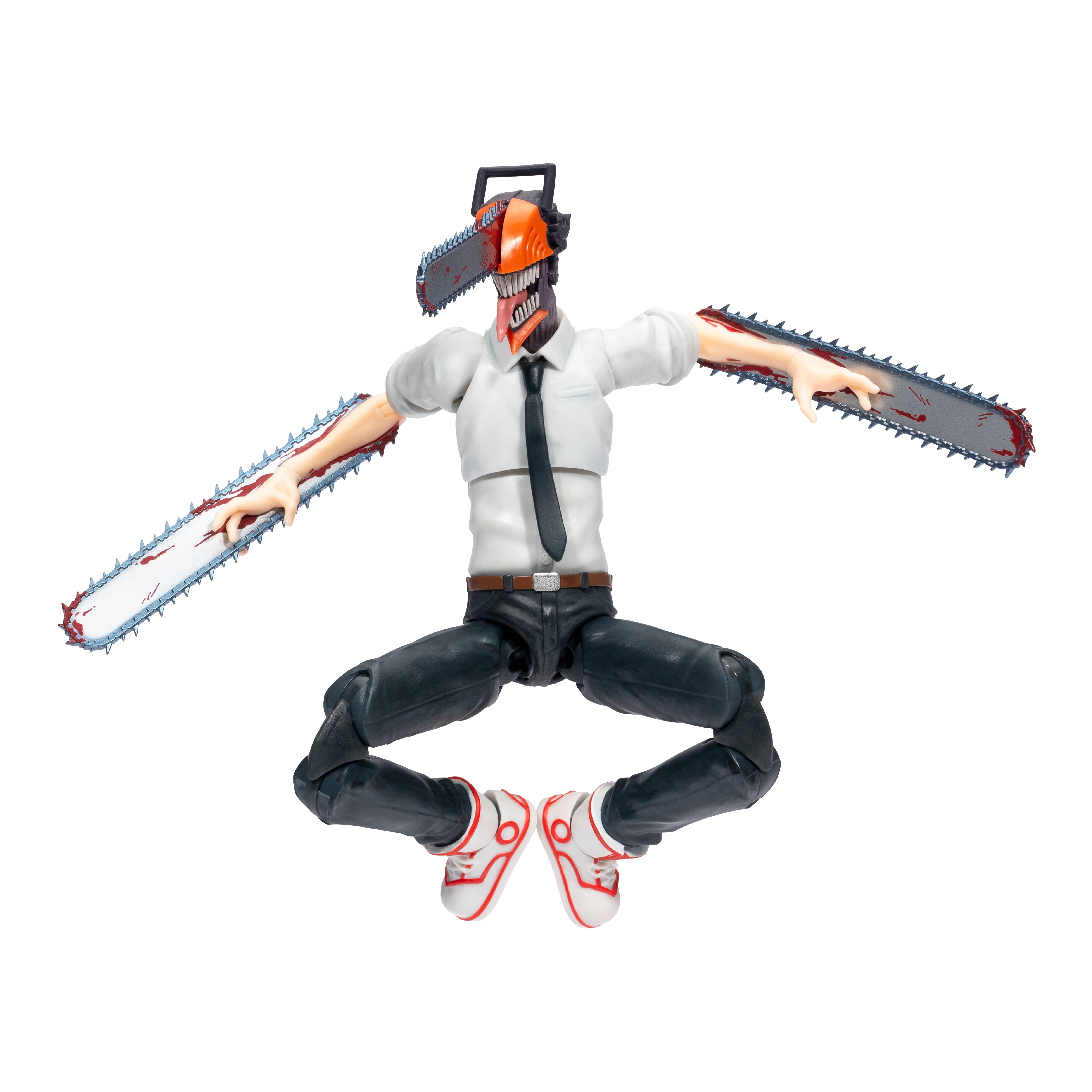 Total Anime Chainsaw Man - 6.5-Inch Figure with Alternate Head and Arms plus Swappable Mouthpiece