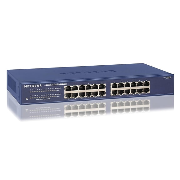Restored Netgear JGS524 ProSafe 24 Port Gigabit Ethernet Desktop Switch (Refurbished)