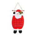 thumbnail image 1 of Fall Decor Christmas Decoration Pendant Countdown Calendar Christmas Tree Santa Claus Calendar Pendant, 1 of 9