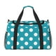 thumbnail image 1 of Fotbe Sky Blue And White Polka Dot Bolsa de Viaje con Estampado, Bolsa de Fin de Semana para Mujer con Compartimento para Zapatos, Bolsa de Gimnasio con Bolsillo Húmedo, 1 of 7