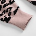 thumbnail image 4 of Lovskoo Sweaters for Women Long Sleeve Fall and Winter Dolman Sleeve Sweater Off Shoulder Loose Shirt Leopard Knit Tops Pink, 4 of 6