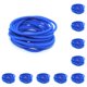 thumbnail image 1 of Jumpingount 10 piezas de bandas para el cabello mixtas ajustables sólidas para la escuela de alta elasticidad soporte protector para coletas azul real 10piezas, 1 of 6