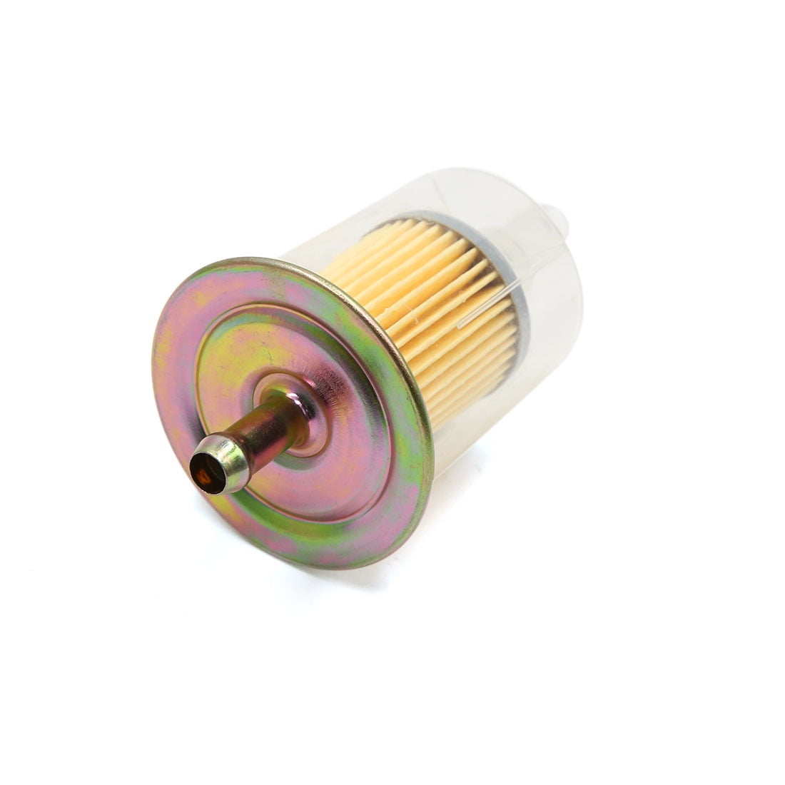 Plastic Motorcycle Scooter Inline Gas Oil Fuel Filter Cleaner for 9mm Dia Hose