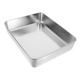 thumbnail image 6 of ELAYARD Rectangle Tray Stainless Steel 1Pack 11.2X8.8X2.4In, 6 of 8