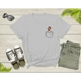 thumbnail image 7 of Cool Chicken Hen Rooster in Pocket with Meme Sunglasses T-Shirt Pocket Chicken Shirt for Men Women Kids Boys Girls Teens Graphic Tshirt, 7 of 7